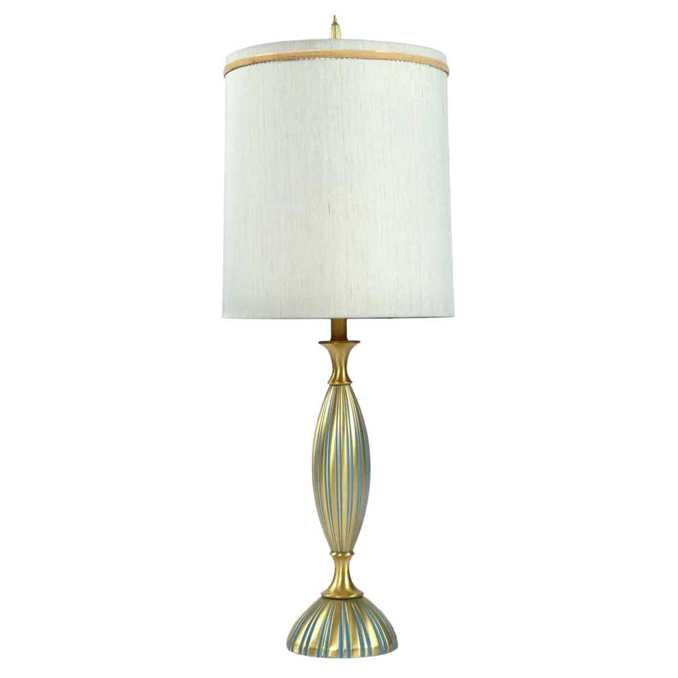 Anthony California Lacquer and Brass Hollywood Regency Etched Glass