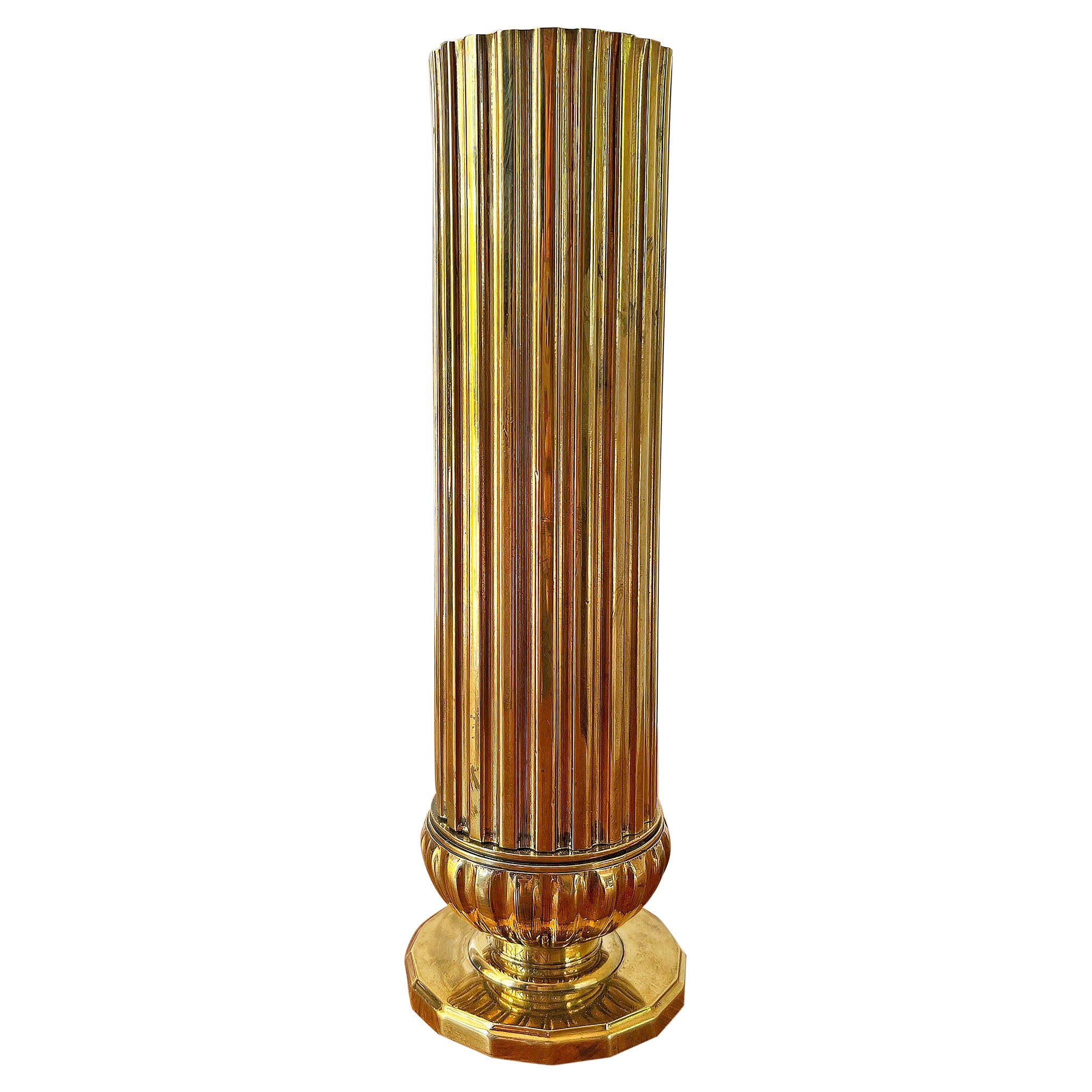 Grand Vase Bleu Carl-Harry Stålhane Pour Rörstrand - Milieu XXème Siècle - Vintage Suède