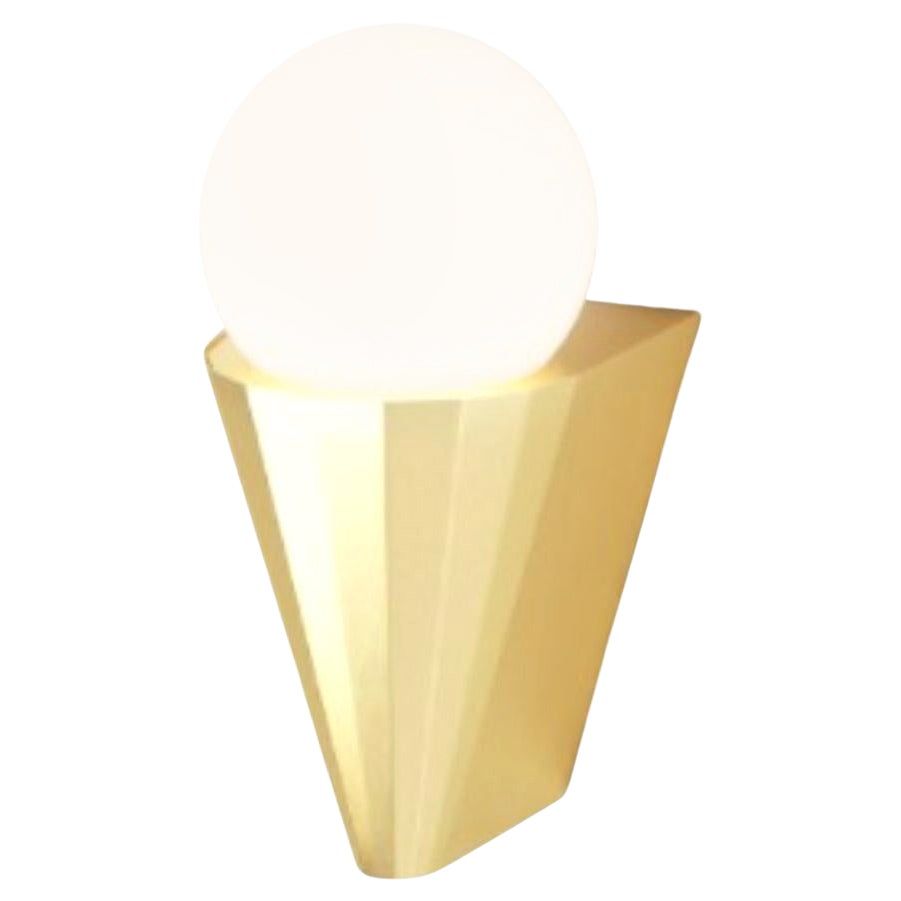 IP Cornet Satin Brass Wall Light by Emilie Cathelineau For Sale