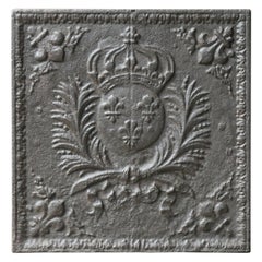17th-18th Century French Louis XIV 'Arms of France' Fireback / Backsplash