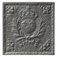 17th-18th Century French Louis XIV 'Arms of France' Fireback / Backsplash