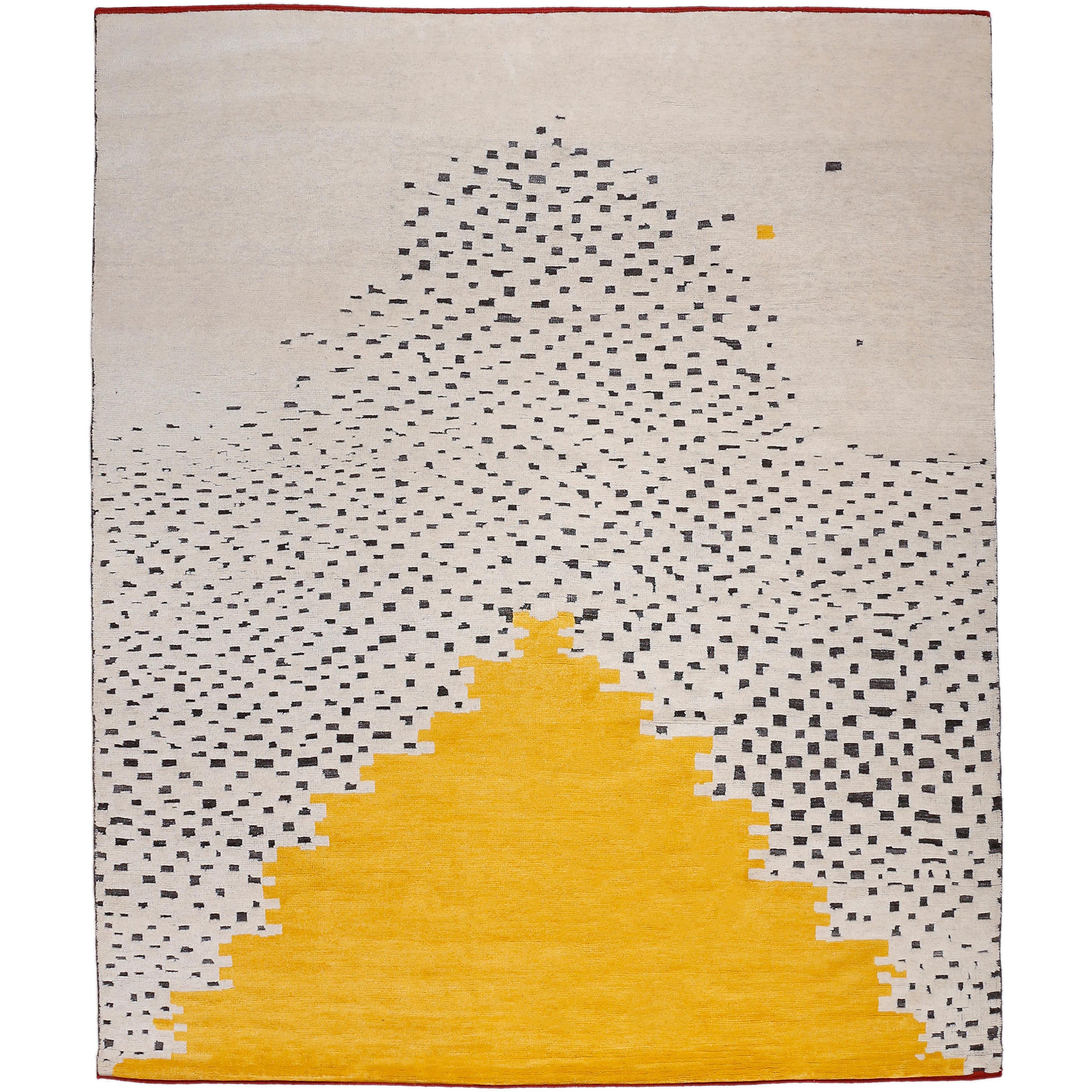 'Niches' Contemporary Design Rug by Simone Haug for Alberto Levi Gallery For Sale