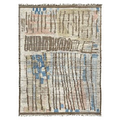 Nazmiyal Collection Nature Colors Modern Distressed Rug. 9 ft 11 in x 13 ft 6 in