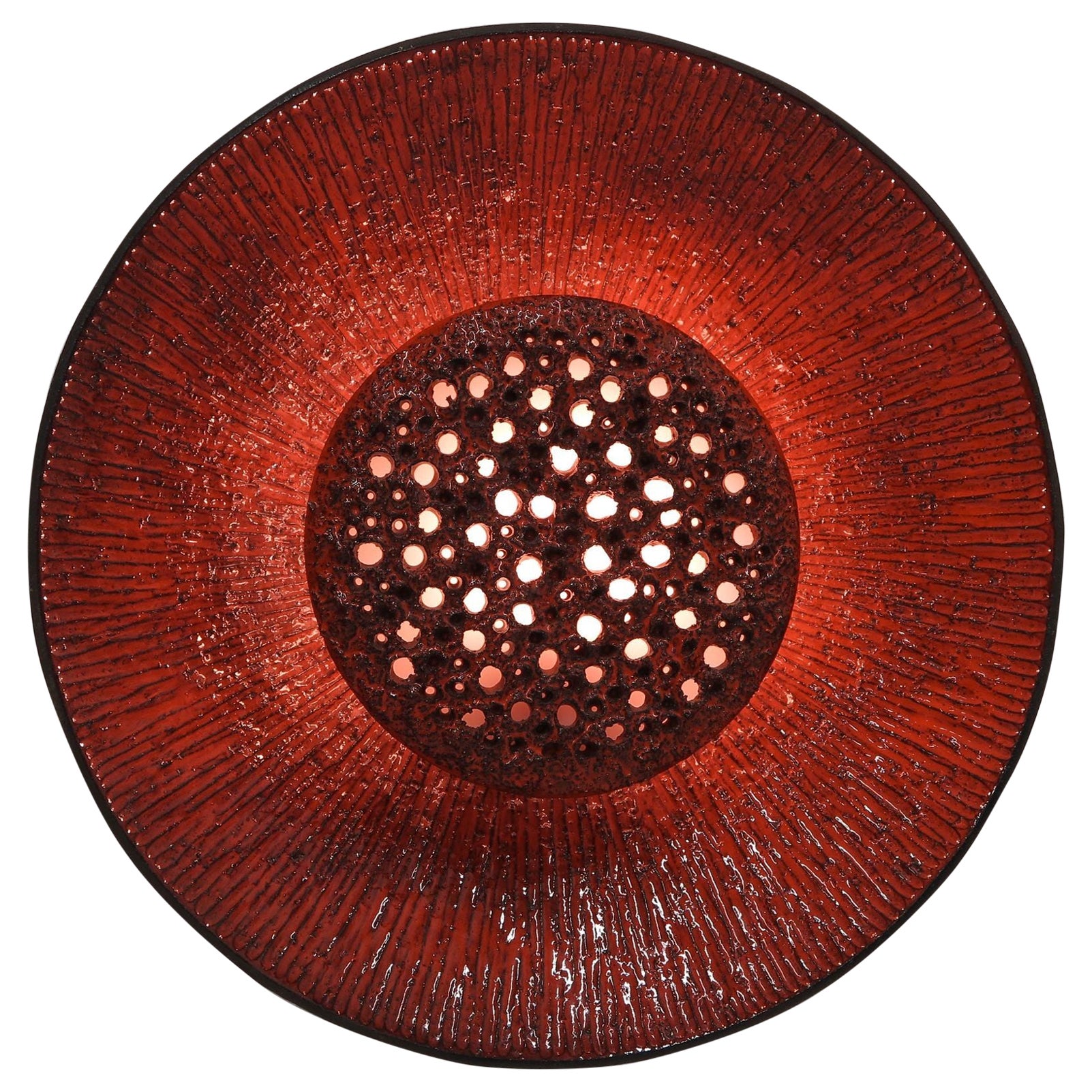 Skandinavische Keramik-Wandleuchter „Sun“