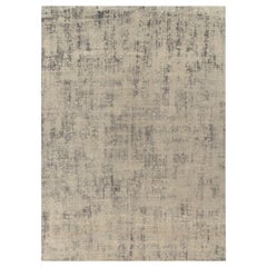 Abstrakter Teppich von Rug & Kilim in Greige und Taupe Striae