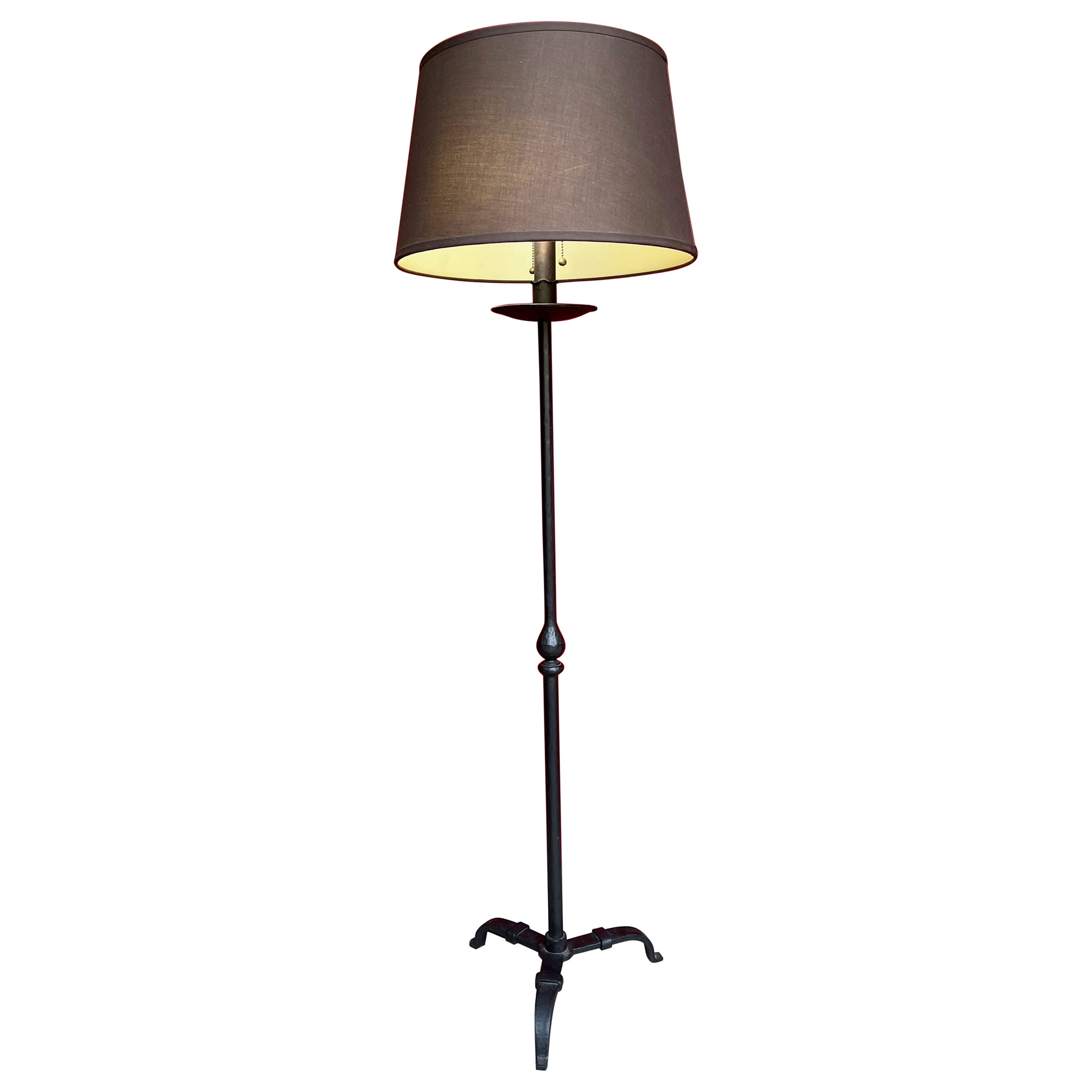 Mid-Century Modern Spanish Iron Floor Lamp