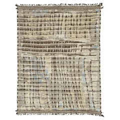 Nazmiyal Collection Nature Tones Modern Distressed Rug. 7 ft 10 in x 10 ft 3 in