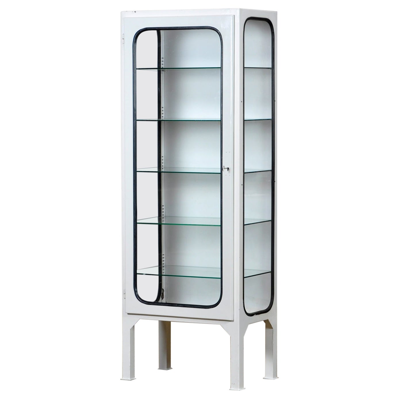 Armoire à Pharmacie De Premier Secours Vintage Années 50/60 - Métal, Italie, Occasion