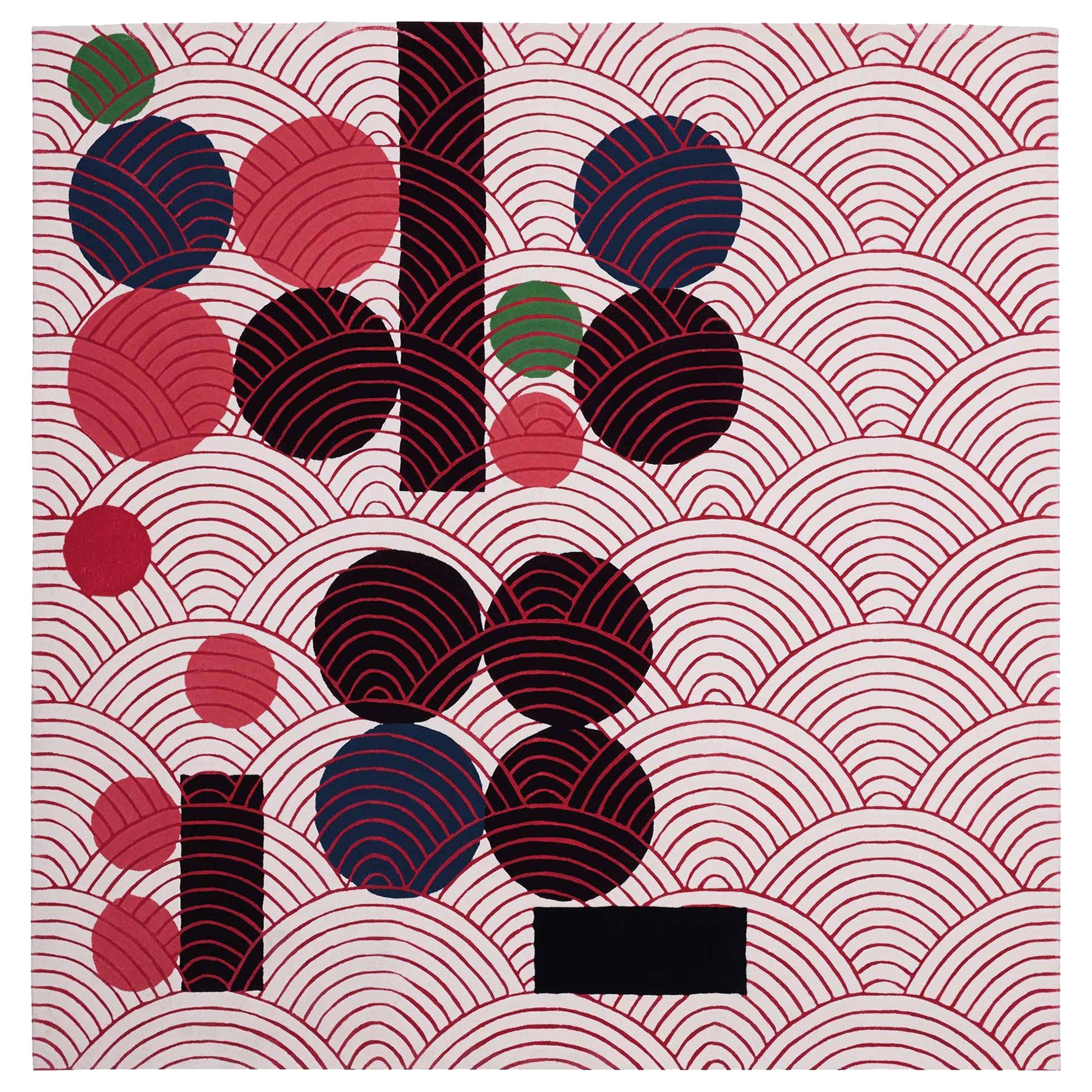 Japanese Abstractions N°3 Rug by Thomas Dariel For Sale