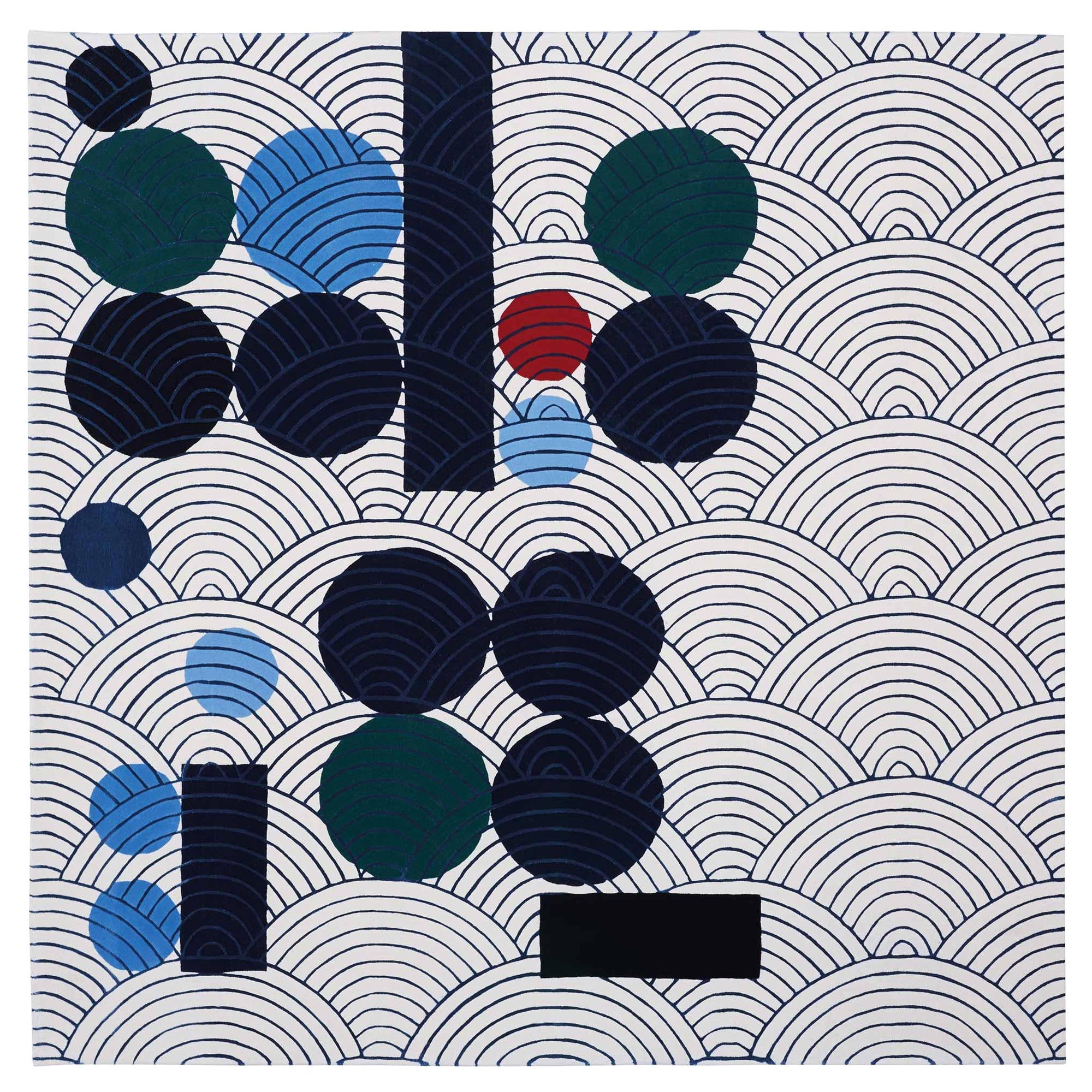 Japanese Abstractions N°4 Rug by Thomas Dariel For Sale