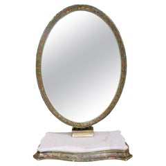 Venetian Oval Mirror, circa 1860
