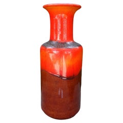 20th Century West German Glazed Pottery Vase