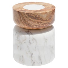 Volcanic Shade of Marble IV Stool/Table by Sten Studio, REP by Tuleste Factory