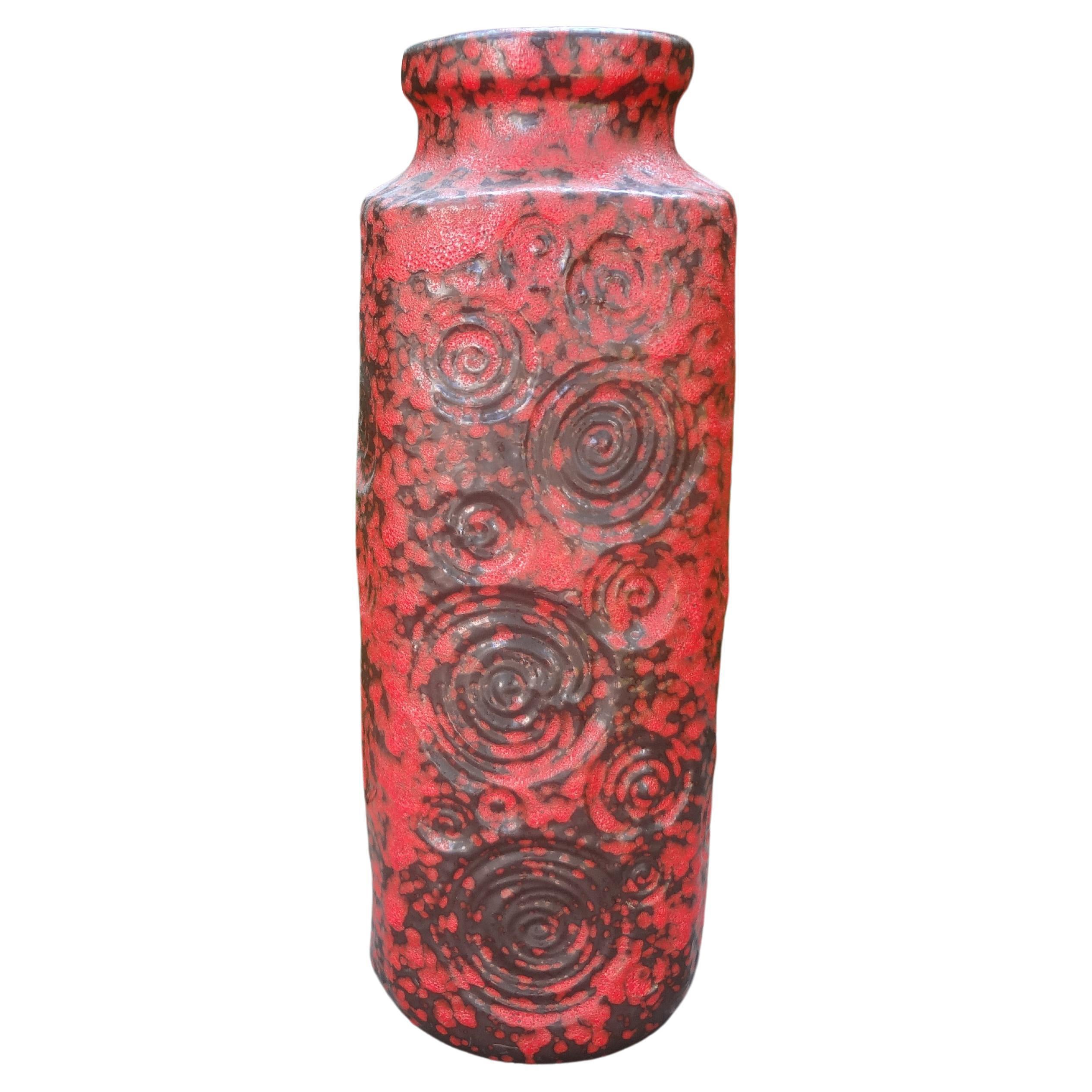 Grand vase en poterie vernissée West German Modernity
