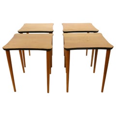 Circa 1960s-70s Set of 4 Stacking Tables