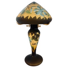 Galle Acid Etched Glass Table Lamp