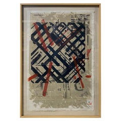 Ed Moses Signed Limited Edition Screenprint "Ikuru Speak-No" 34/250, 1990