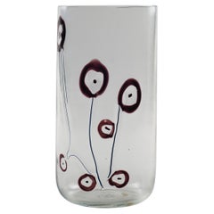 Vintage FLORA, Glass Design by Rosanna Toso, 1980