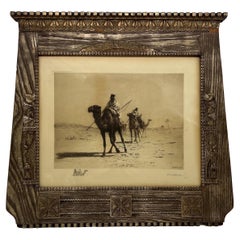 Lemuel D. Eldred Egyptian Revival “Lawrence of Arabia” Etching