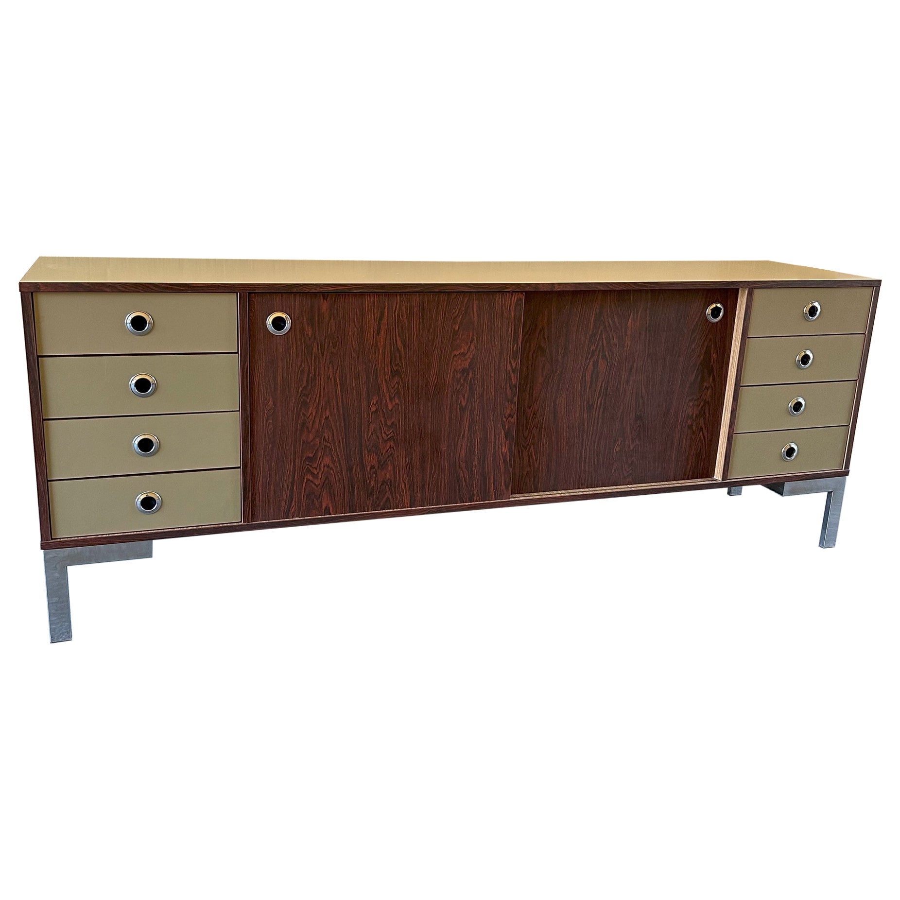 Midcentury-Modern Sideboard in Laminate '70 , Italian Manufacture  For Sale