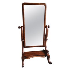 Large 19th Century Swing Cheval Mirror