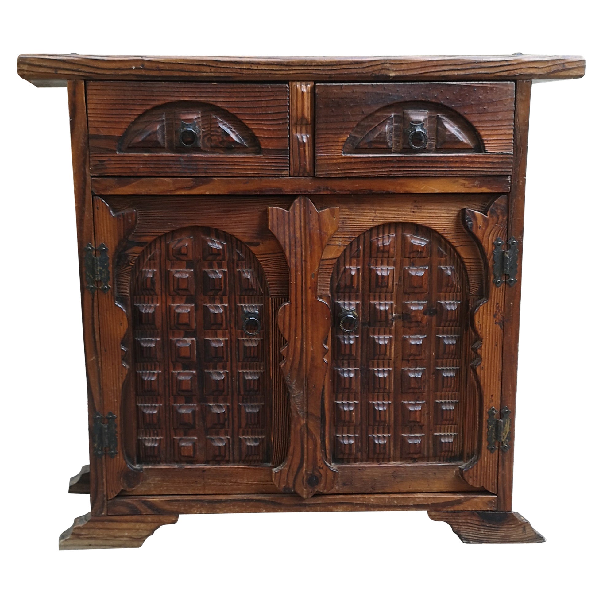 Tuscan Buffet or Cupboard in the Catalan Baroque Style For Sale