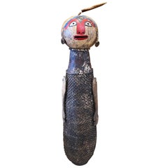 Vintage African Gourd Namji Statue