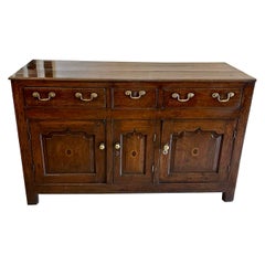 18th Century Antique Quality Oak Dresser Base