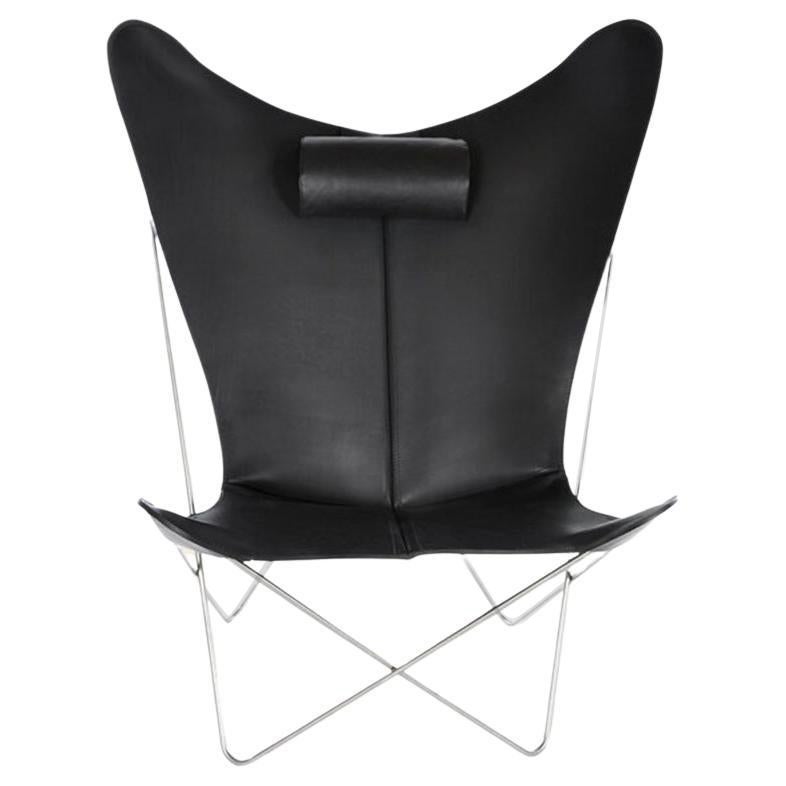 KS-Stuhl aus Schwarzem und Stahl von OxDenmarq