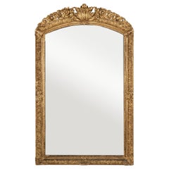 Mid-18th Century French Regency Period Giltwood Wall Mirror