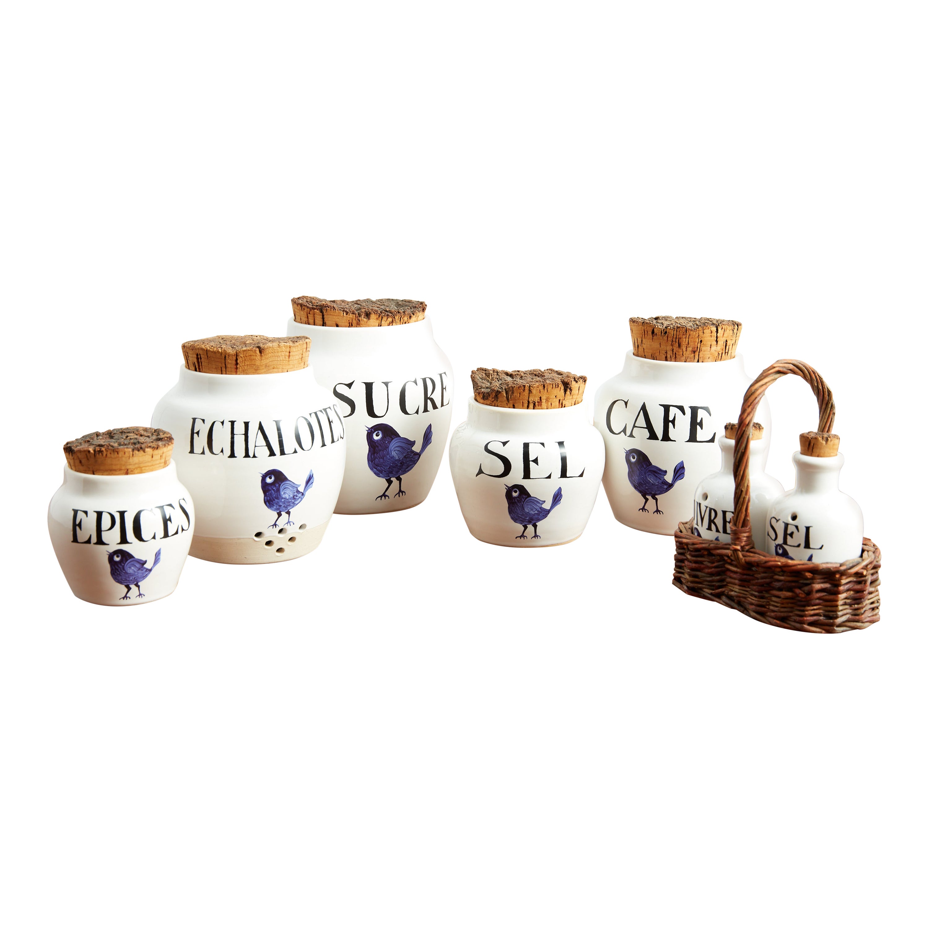 French Ceramic Jar Set