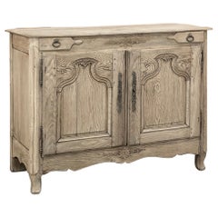 Used 18th Century Country French Vinter's Buffet in Stripped Oak