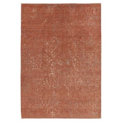 Rug & Kilim’s Abstract Rug in Pink, Muted All over Pattern