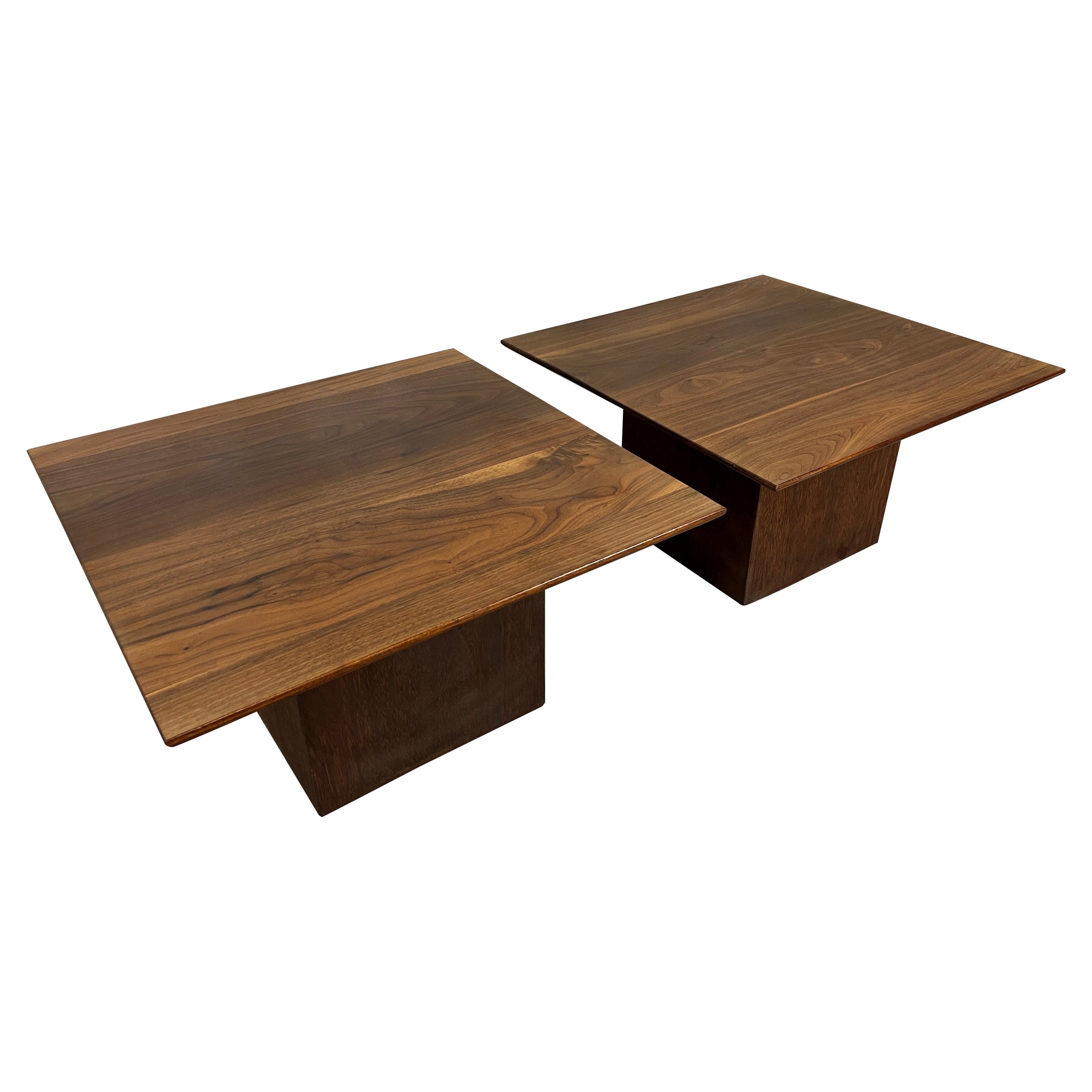 Midcentury Walnut End Tables For Sale