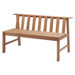 Aurélien Barbry Outdoor 'Cadence' Bench in FSC Certified Teak for Skagerak