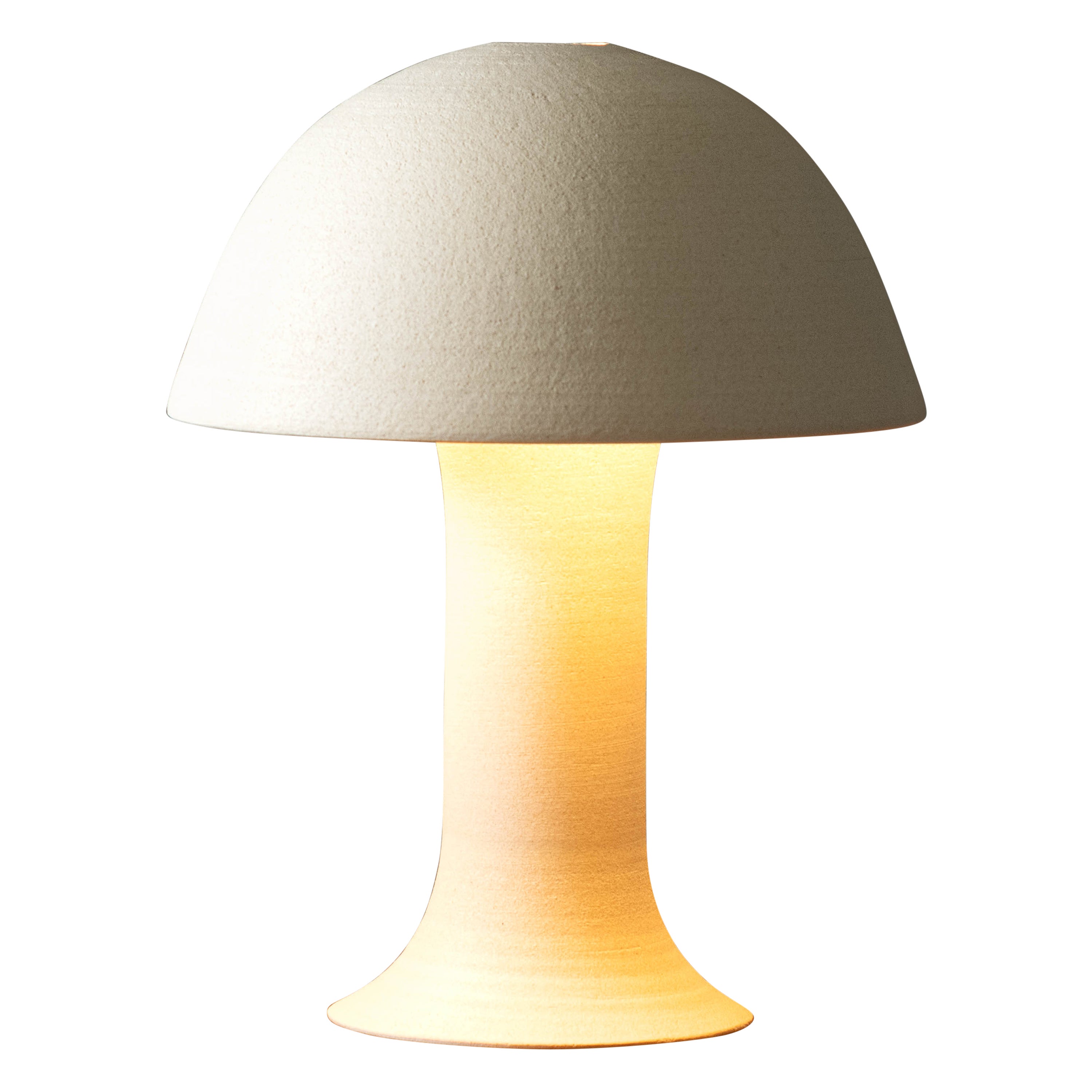 'Dome" Ceramic Lamp 'Mushroom Design' For Sale