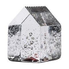 Kosta Boda Mi casa palacio Figura de cobre transparente