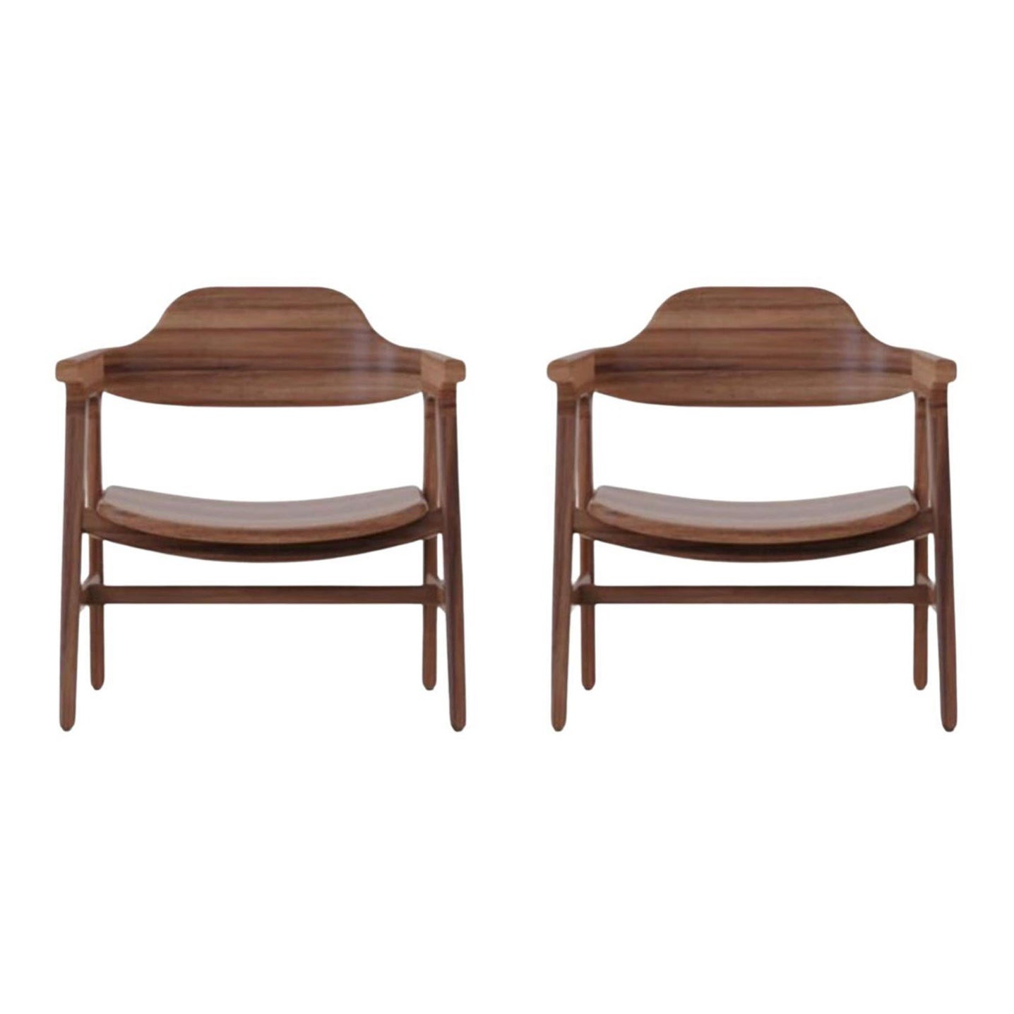 Set of 2 Sensato Armchair by Sebastián Angeles For Sale