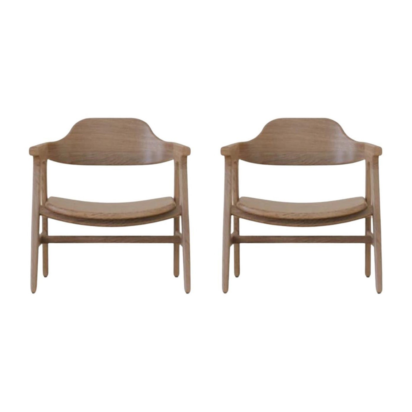 Set of 2 Sensato Armchair by Sebastián Angeles For Sale