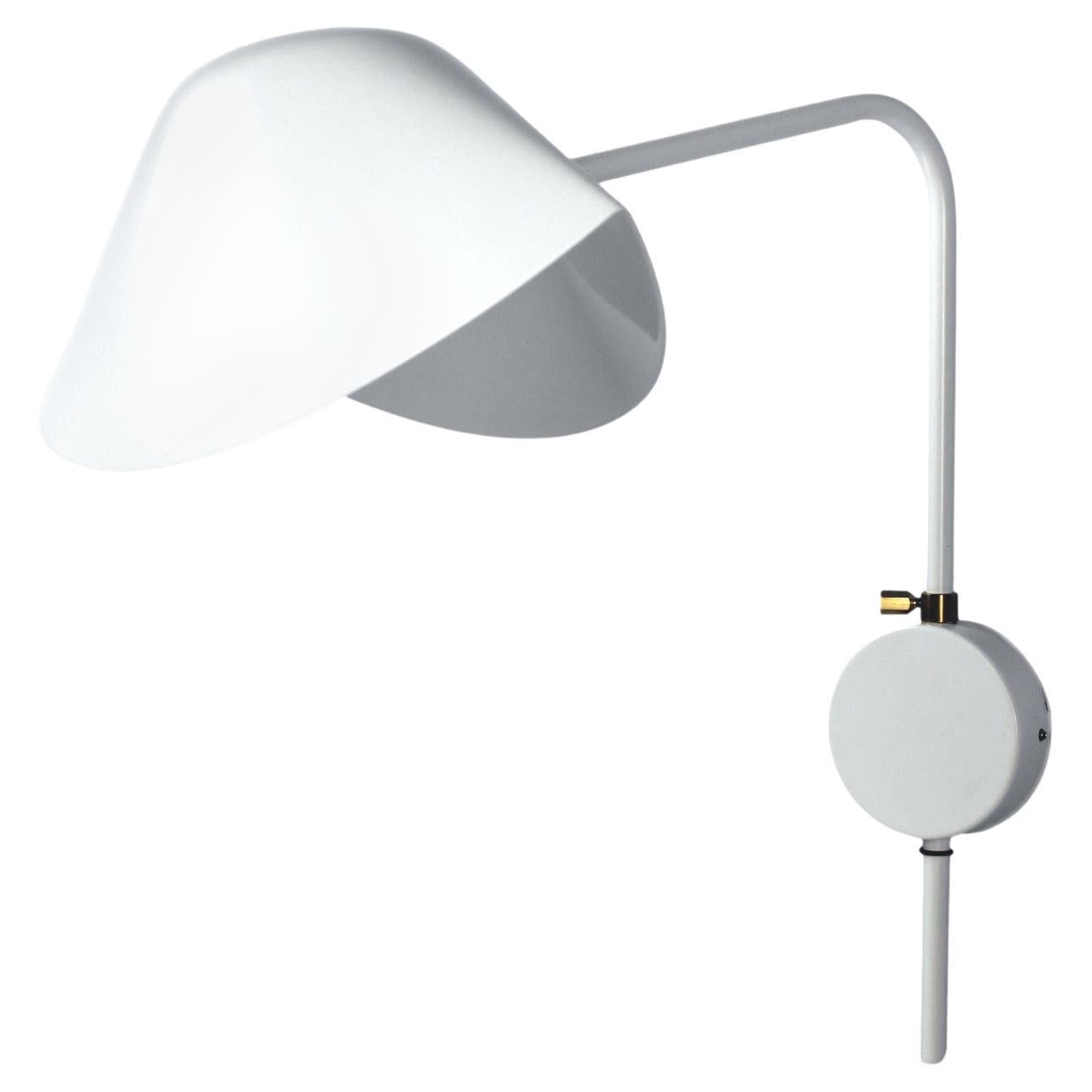 Serge Mouille - White Antony Sconce Wired for US Market - IN STOCK!