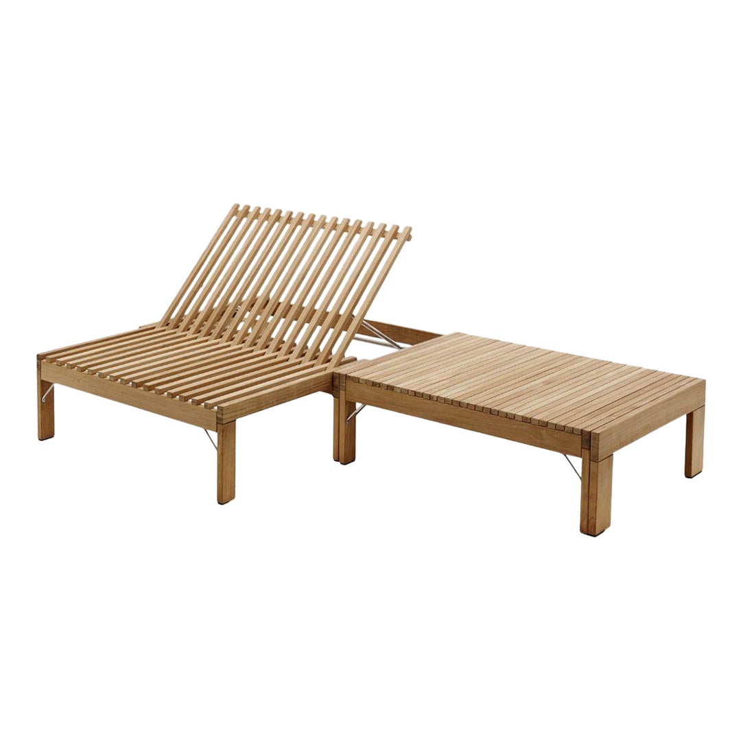 Povl B. Eskildsen Outdoor 'Riviera' Lounge Chair in Teak for Skagerak