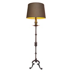 French Brutalist Style Floor Lamp