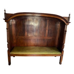 Banc de salle antique