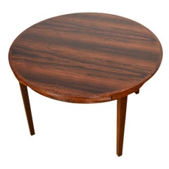 Lotus ‘Flip-Flap’ Danish Rosewood Expanding Dining Table by Dyrlund