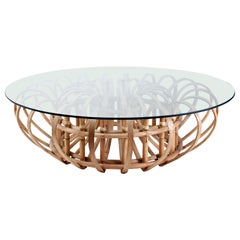 Aiden Rattan Cocktail Table