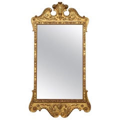 Antique Carved Giltwood Wall Mirror