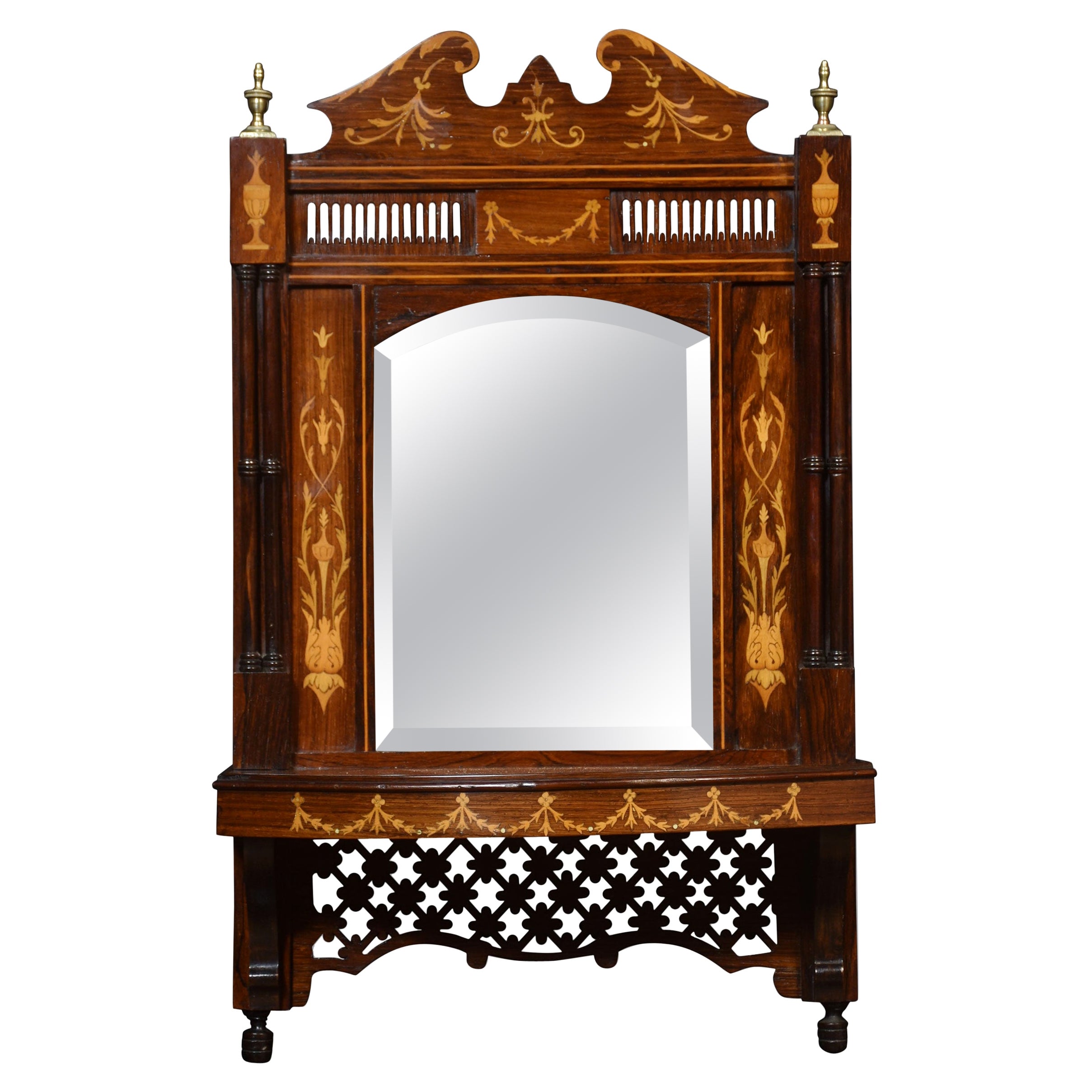 Inlaid Wall Mirror For Sale