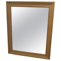 Retro Large Reclaimed Pine Wall Mirror