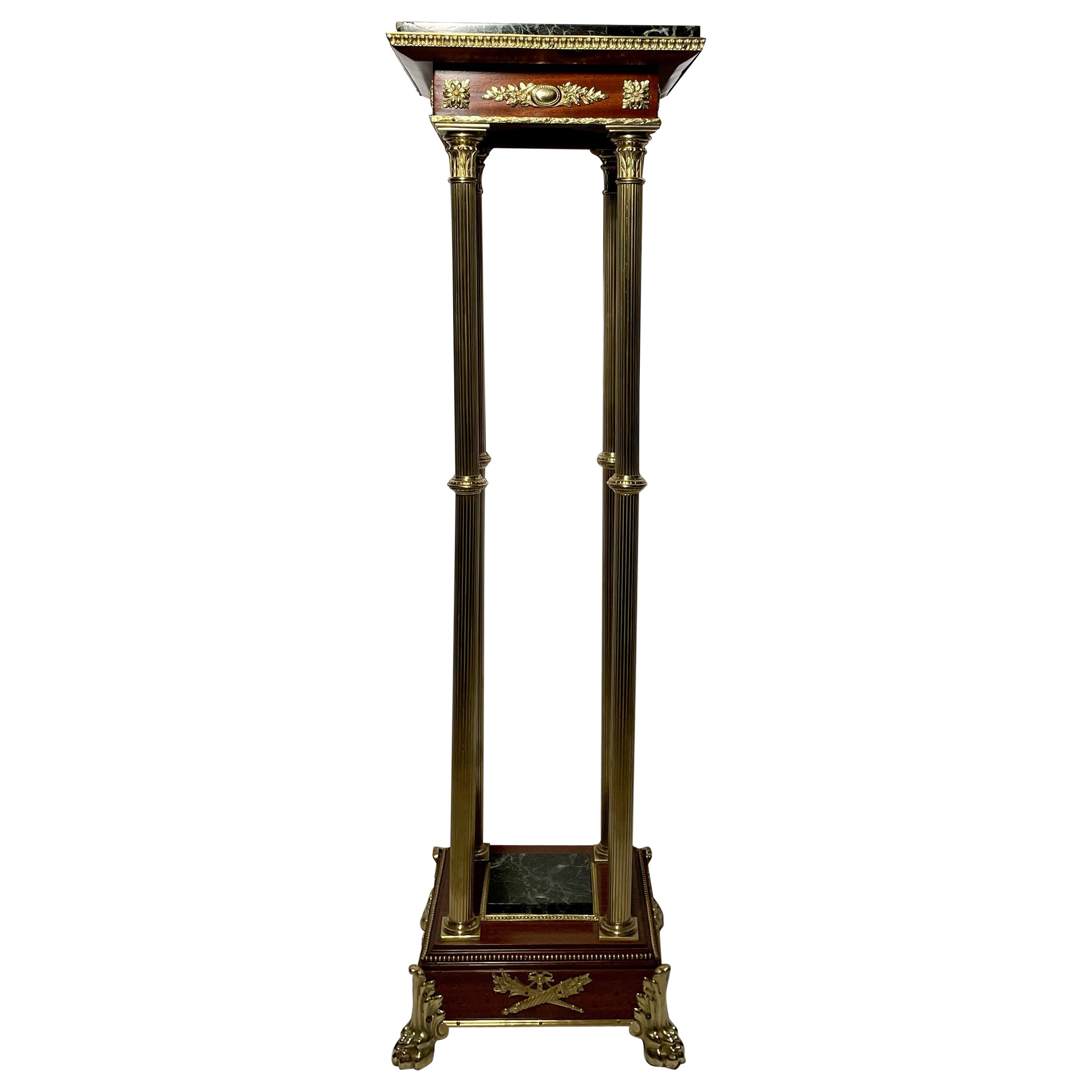 Antique French Empire Pedestal, circa 1890 For Sale
