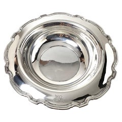 A Sterling Silver Tiffany Scalloped Edge Bowl 
